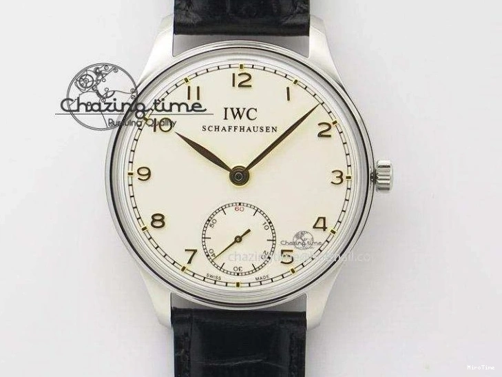 MIROTIME 1219 Unisex Portuguese Real PR RG IW500702 ZF 1:1 Best Edition On Brown Leather Strap A52010 V 7303